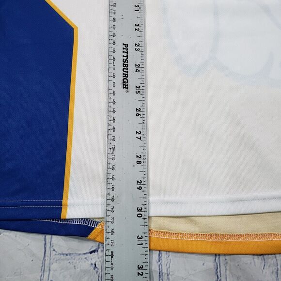 Adidas MENS SIZE 2XL Custom DAWGS White Blue Gold Soccer Jersey Shirt - Picture 5 of 12